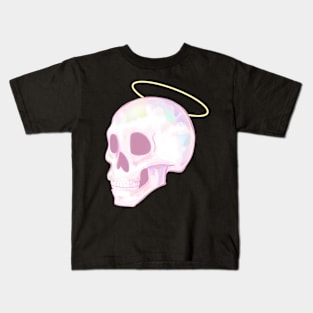 Angel Aura Quartz Skull Kids T-Shirt